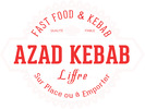 Azad Kebab fast food logo